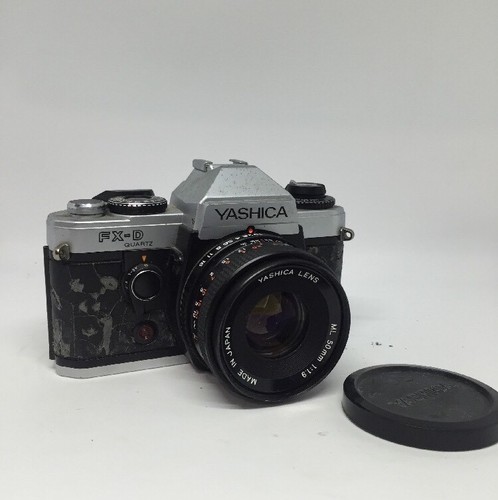 Yashica FX-D QUARTZ 35 mm FILM SLR KAMERA MIT YASHICA Objektiv 50 mm f/1,9 ml 12 - Bild 6 von 6