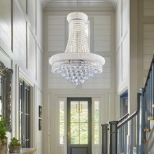Luxury Rain Drop Crystal Chandelier 13-Lights...