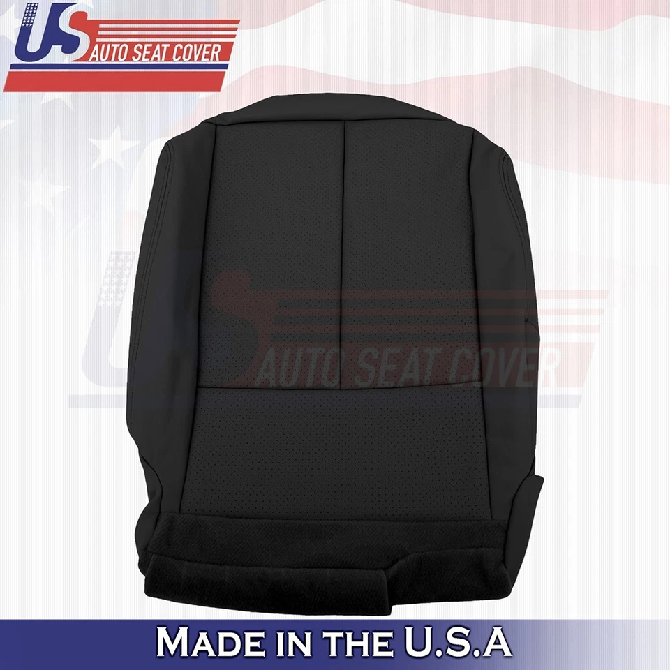 2015 to 2023 Fits Nissan Murano Driver Side Bottom Leather Seat Cover Black - Image 4 of 4