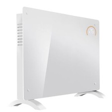 Image of Baridi Electric Glass Panel Heater, 2000W, Thermostat Controlled