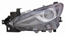 FARO FANALE PROIETTORE DX DS4 A LED C/MOTORE PER MAZDA 3 2013>2016 PARABOLA NERA