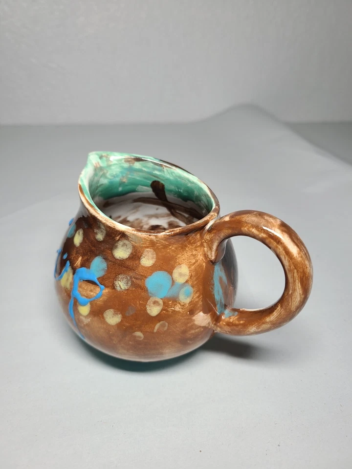 Crema de cerámica artística vintage "30 tazas" firmada AG Foto 2 de 4