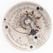 Waltham Grade A.T. Co. 18-Size 17-Jewel Antique Pocket Watch Movement
