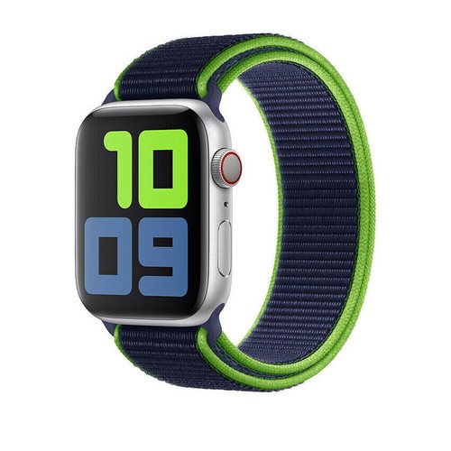 Sport Loop Armband für Apple Watch Ultra 8 7 6 SE 5 4 3 Nylon SportLoop Band DE - Bild 27 von 54