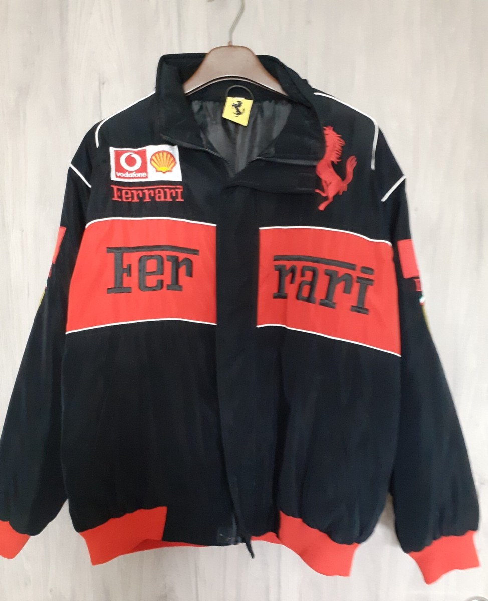 FERRARI FORMULA JACKET-LETTERS & SIGNS SEWED NOT PRINTED! | eBay