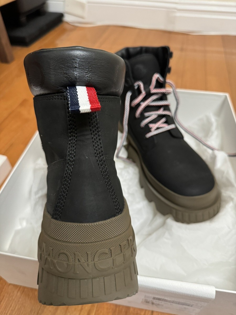 Moncler Men's Mon Corp Hiker Boot Black, EUR 42 US 9 Moncler Men's Mon Corp Hiker Boot Black, EUR 42 US 9