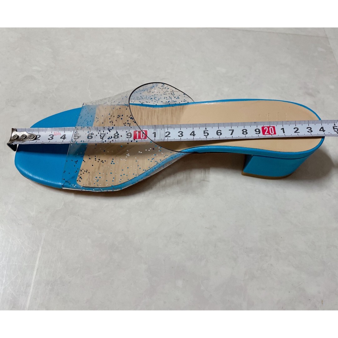 MARYAM NASSIR ZADEH ミュール　38 24cm Maryam Nassir Zadeh Mule Sandals Size 38 Clear x Blue