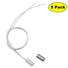 Concealed Mounted Magnetic Wired Window Door Sensor Switch Contact Detector'