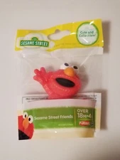 SESAME STREET ELMO PLASTIC FIGURE TOY CAKE TOPPER STOCKING STUFFER- NEW!