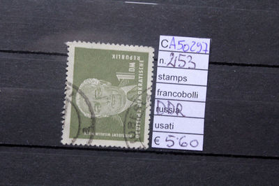 BRIEFMARKEN BRIEFMARKEN DEUTSCHLAND GERMANY D.D.R. GEBRAUCHT GEBRAUCHT Nr. 253 (A50297)