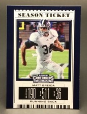 🔥🏈 2019 Panini Contenders Draft Picks football Season Ticket Matt Breida #68🔥