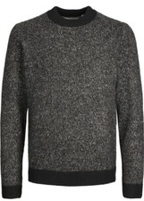 Jack  Jones Jcospace Mock Neck Jumper Grey Marl In Mens Size XL BRAND NEW