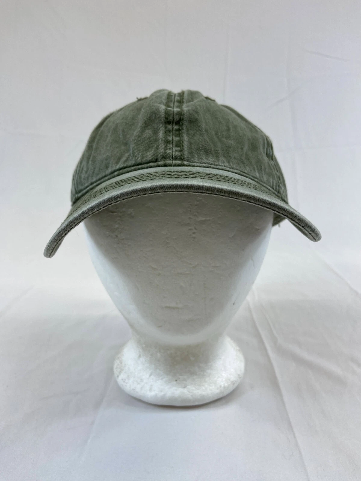 Army Green Baseball Cap Buckleback Hat Unisex Adjustable Casual Wear OSFM Solid