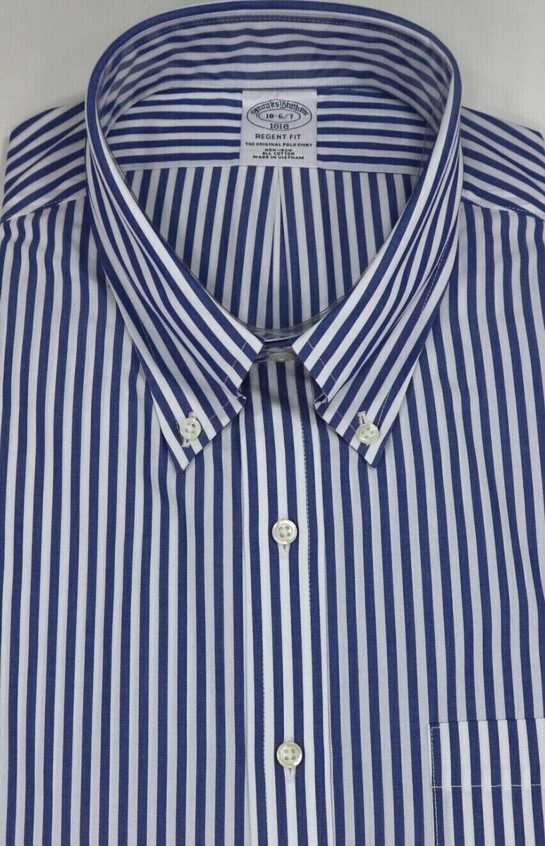 Brooks Brothers Regent Fit The Original Polo Shirt 18-36/37 Non