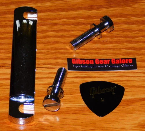Gibson Les Paul Bass Tailpiece Chrome Modern 4 String Guitar Parts Project Posts