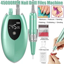 Professional Brushless 45000RPM Nail Drill Machine Rechargeable Nail Files PG146