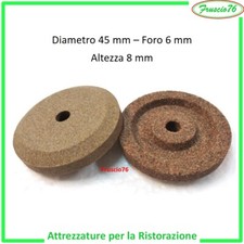 MOLE per Affettatrice Pietre affila Lama da Affilatoio Smerigli Affilatura 45 mm