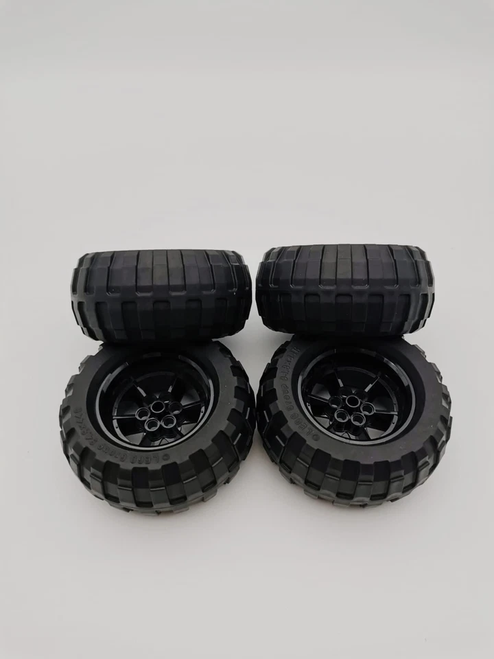 LEGO® Technic Balloon Offroad Räder Reifen 94.8x44R 54120 / Felgen Technik 9398 - Bild 3 von 3