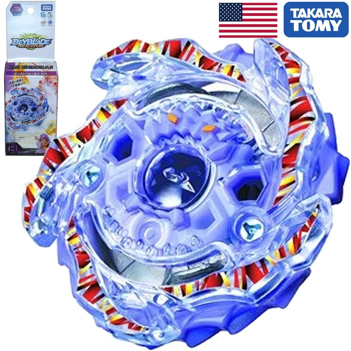 Betromoth / Behemoth Beast TOMY TAKARA bestmott / baemott 新品LP .H.H B-63 Beyblade Burst 洋楽