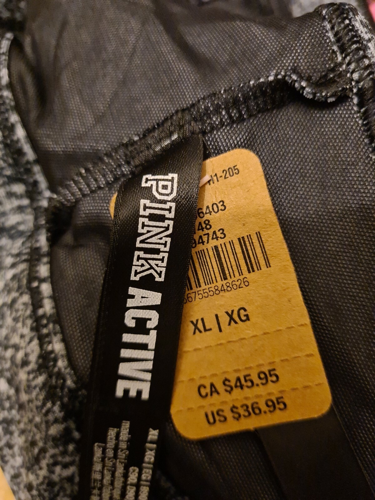 VICTORIA'S SECRET VS PINK  HIGH IMPACT ZIP FRONT SPORTS BRA,Size XL, RRP $36.95 image 6