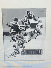 Atari Football Service Manual Digital
