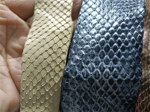 2PCS/3PCS Genuine Python Snake Skin Leather Hide Soft Real Leather Taxidermy DIY - Picture 5 of 50