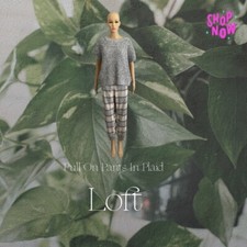 Pants In Plaid pull up
