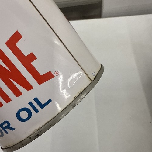 Bidone olio motore 1972 METALLO Valvoline *TUTTA LATTINA* prima al mondo, BELLE CONDIZIONI 2 - Foto 11 di 11