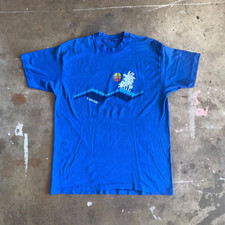 80s VINTAGE HAWAII SUNSET SOUVENIR T-SHIRT MEN SZ M HAWAIIAN SHIRT