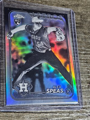 2024 Topps Chrome Update Series - Negative Refractor #USC175 Alex Speas (RC)
