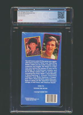 1991 The Mogul (1984 The Ratings Game) VHS Sealed BL Slipcase CGC