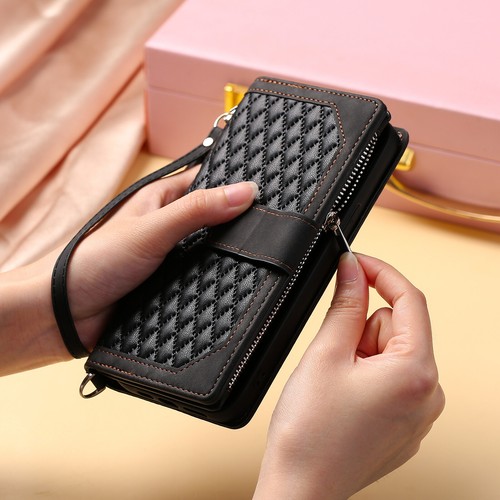 Zip Wallet Case For Nokia 3.4 2.4 1.4 G21 C21Plus Leather Flip Stand Phone Cover - Picture 10 of 18