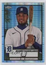 2021 Chrome Platinum Anniversary Mega Box Prism Refractor Jeimer Candelario 12ty