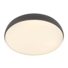 LED Ceiling Light 22W Round CCT Dimmable Remote Hallway Bedroom 350mm Anthracite