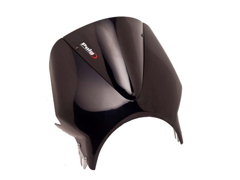 Puig Black Fairing With Black Vision Screen Triumph Street Scrambler 900 17-19