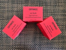 3 pk. AMIKA ON LOCK HIGH HOLD WAX 1.7 oz./ 50 ml. : NEW IN BOX