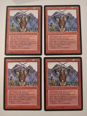 4 MTG Ice Age Balduvian Barbarians