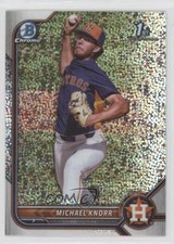 2022 Bowman Draft Chrome Sparkle Refractor Michael Knorr #BDC-120 01wi