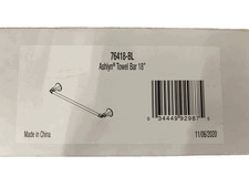 Delta Ashlyn 18 in. Wall Mount Towel Bar Bath Hardware Accessory in Matte Black