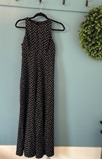 VTG Black White Rayon A Mar Tee Junior Jumpsuit Union Made USA