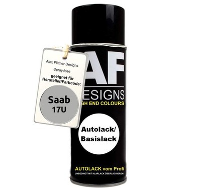 Für Saab 17U Switchblade Silver Metallic Spraydose Basislack Sprühdose 400ml