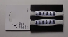Nike Jordan Dri-Fit Skinny Bicep Bands Adult Unisex White/Black One Pair