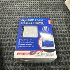 CryoMax 8 Hour Reusable 6" x 12" Cold Therapy Ice Pack and Comfort Wrap - Medium