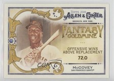 2018 Topps Allen & Ginter Fantasy Goldmine Willie McCovey #FG-39 HOF 1r6