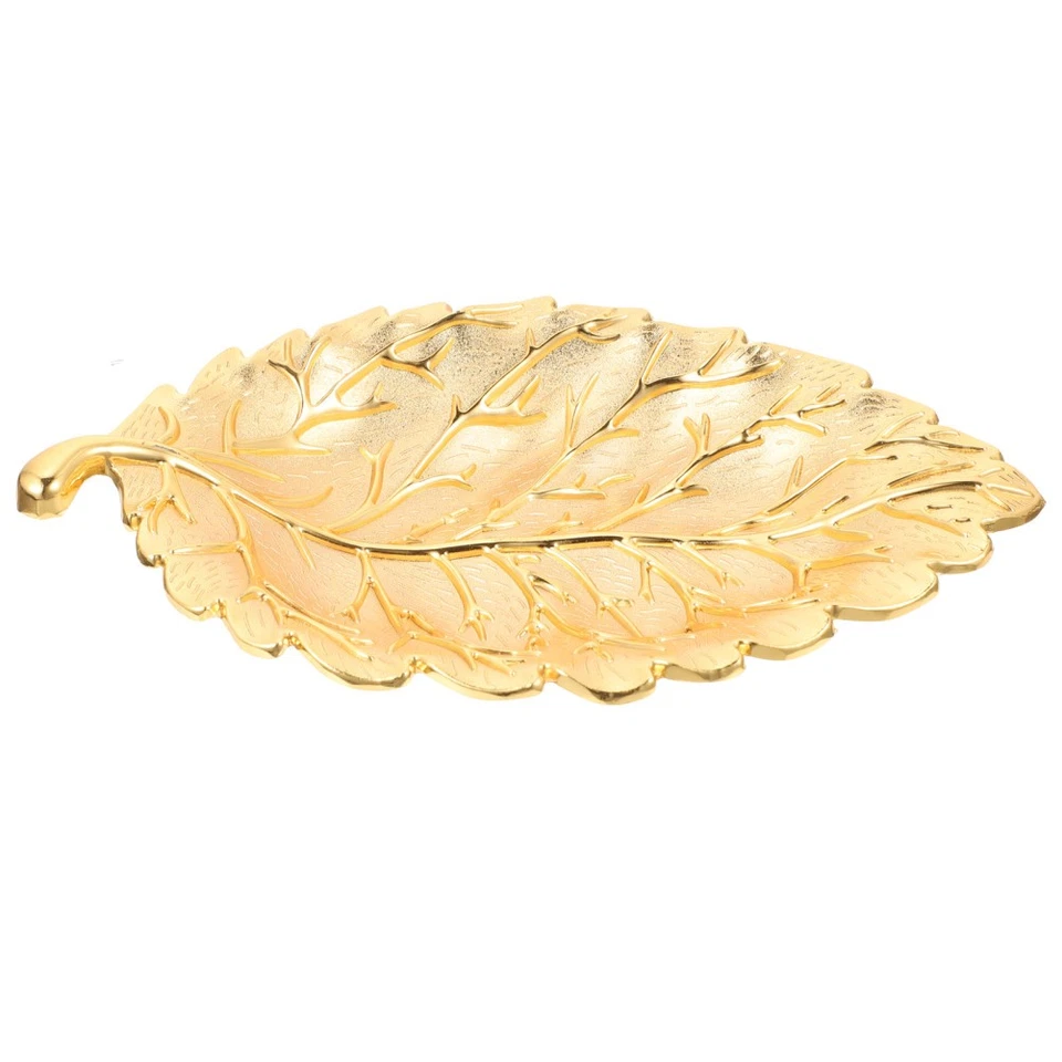 Blattform Snacks Tablett Snacks Servieren Tablett Dessertplatte