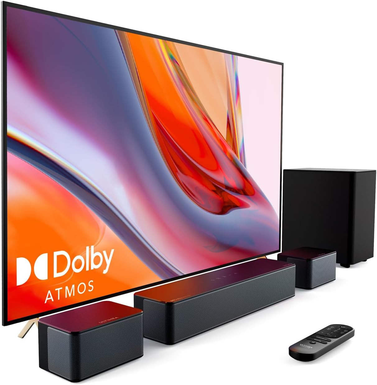 Barre de son Dolby Atmos 5.1 pour corriger le son faible des TV