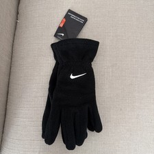 Nike Women's One Cozy Fleece Gloves small Black/White