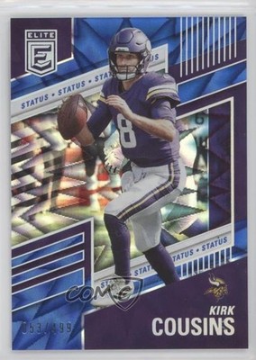 2022 Panini Donruss Elite Status Explosion 53/499 Kirk Cousins #75 00jz