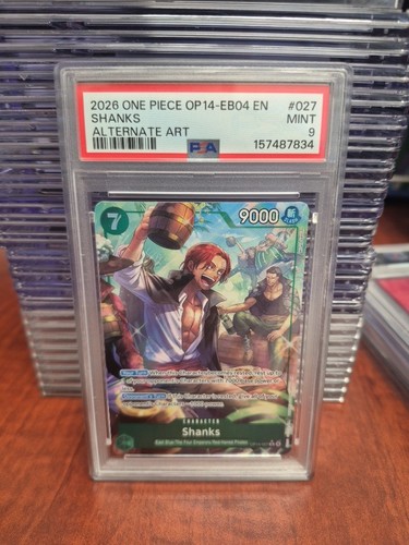 Shanks (Alternate Art) graded PSA 9 for sale on eBay