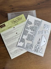 Stampin Up HOMETOWN GREETINGS Edgelits Sizzix Big shot Christmas Winter Thinlits